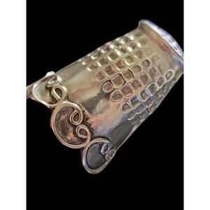 Vintage Alpaca Mexico Taxco Silver Ornate Sewing Thimble (T-10)